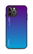 TopQ Kryt LUXURY iPhone 15 Pro Max pevný duhový purpurový 105129 - Phone Cover