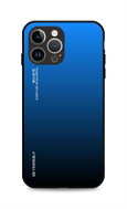 TopQ Kryt LUXURY iPhone 15 Pro Max pevný duhový modrý 105128 - Phone Cover