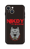 TopQ Kryt iPhone 15 Nikdy to nevzdám 100090 - Phone Cover