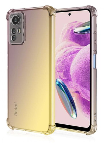 TopQ Kryt Xiaomi Redmi Note 12S Shock duhový purpurovo-žlutý 99835 - Phone Cover - Main image
