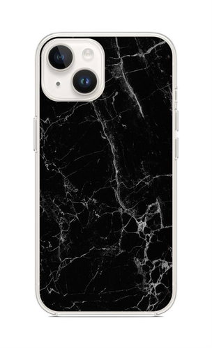 TopQ Kryt STYLE iPhone 15 Mramor černý 99818 - Phone Cover - Main image