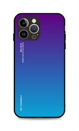 TopQ Kryt LUXURY iPhone 15 Pro pevný duhový purpurový 105122 - Phone Cover