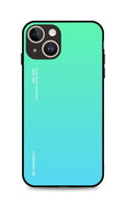 TopQ Kryt LUXURY iPhone 15 pevný duhový zelený 105092 - Phone Cover