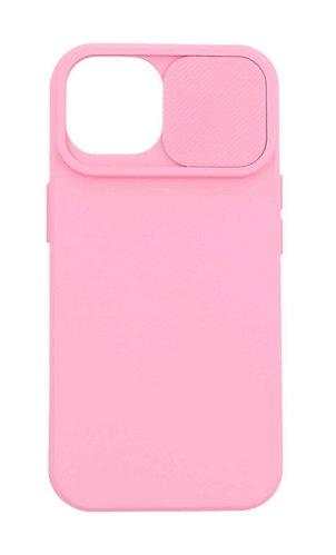 TopQ Kryt Lens iPhone 15 růžový 105060 - Phone Cover - Main image