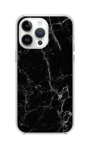 TopQ Kryt STYLE iPhone 15 Pro Max Mramor černý 99820 - Phone Cover - Main image