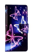 TopQ Pouzdro Motorola Moto G60 knížkové Modré s motýlky 99489 - Phone Case