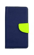 TopQ Pouzdro iPhone 15 knížkové modré 105187 - Phone Case