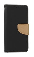 TopQ Pouzdro iPhone 15 Pro knížkové černo-zlaté 105181 - Phone Case