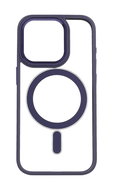 TopQ Kryt Magnetic iPhone 15 Pro pevný s fialovým rámečkem 105291 - Phone Cover