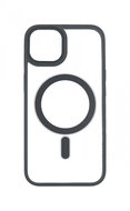 TopQ Kryt Magnetic iPhone 15 Plus pevný s černým rámečkem 105287 - Phone Cover