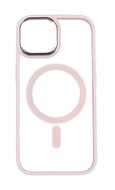TopQ Kryt Magnetic iPhone 15 pevný s růžovým rámečkem 105284 - Phone Cover