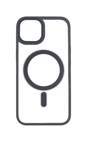 TopQ Kryt Magnetic iPhone 15 pevný s černým rámečkem 105282 - Phone Cover - Main image