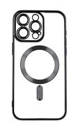 TopQ Kryt Electro iPhone 15 Pro Max MagSafe s černým rámečkem 105280 - Phone Cover