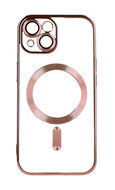 TopQ Kryt Electro iPhone 15 MagSafe s růžovým rámečkem 105276 - Phone Cover