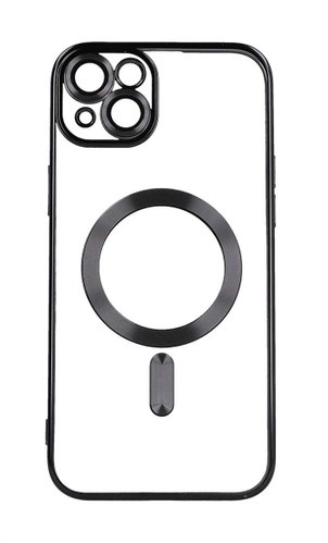 TopQ Kryt Electro iPhone 15 MagSafe s černým rámečkem 105275 - Phone Cover - Main image