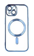 TopQ Kryt Electro iPhone 15 MagSafe s modrým rámčekom 105273 - Kryt na mobil