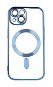 TopQ Kryt Electro iPhone 15 MagSafe s modrým rámčekom 105273 - Kryt na mobil
