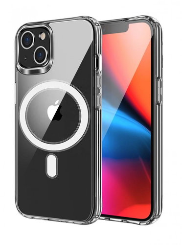 TopQ Kryt Clear Magnetic iPhone 15 Plus pevný průhledný 105272 - Phone Cover - Main image