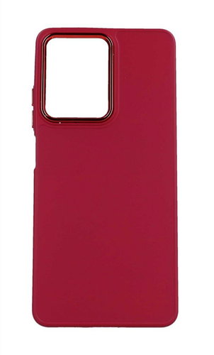 TopQ Kryt Frame Xiaomi Redmi Note 12 Pro 5G malinový 104984 - Phone Cover - Main image