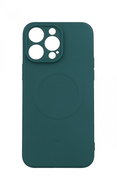 TopQ Cover iPhone 15 Pro with MagSafe dark green 99952 - Phone Cover