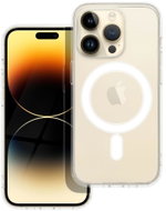 TopQ Kryt Clear Magnetic iPhone 14 Pro pevný průhledný 105367 - Phone Cover