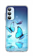 TopQ Cover Image Samsung A17 hard Blue butterflies 141568 - Phone Cover