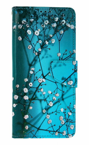 TopQ Case Xioami Redmi 15 Blue with flowers 142347 - Phone Case - Main image