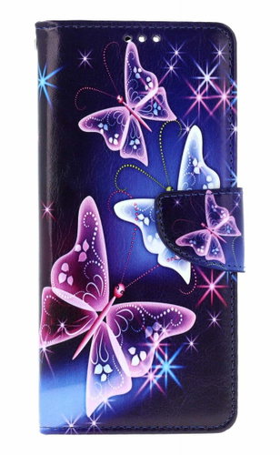 TopQ Case Xioami Redmi 15C Blue with butterflies 142359 - Phone Case - Main image