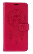TopQ Case Samsung A17 book trap with owl pink 142715 - Phone Case