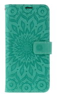 TopQ Case Samsung A17 book Mandala green 142713 - Phone Cover