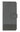 GOMMA Samsung A17 book case grey 142727