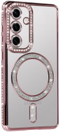 TopQ Back cover Bling Magsafe for Samsung Galaxy A17 5G pink - Phone Cover