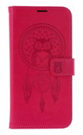 TopQ Case for Samsung A56 Book-Style with Owl Dreamcatcher Pink - Phone Case