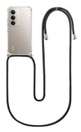TopQ Kryt Xiaomi Redmi 15 s černou šňůrkou průhledný - Phone Cover