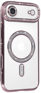 TopQ Back cover Bling Magsafe for iPhone Air pink - Phone Cover