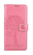 TopQ Pouzdro Xiaomi Redmi 15C Knížkové Růžový strom sovičky - Phone Case
