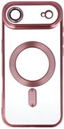 TopQ Metallic MagSafe Back Cover for iPhone Air Pink - Phone Cover