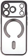TopQ Metallic MagSafe Back Cover for iPhone 17 Pro Max Titanium - Phone Cover