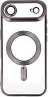 TopQ Metallic MagSafe Back Cover for iPhone Air Titanium - Phone Cover