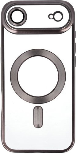 TopQ Metallic MagSafe Back Cover for iPhone Air Titanium - Phone Cover - Main image