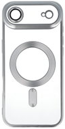 TopQ Metallic MagSafe Back Cover for iPhone Air Silver - Phone Cover