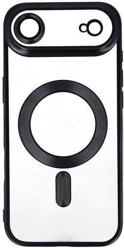 TopQ Metallic MagSafe Back Cover for iPhone Air Black - Phone Cover - Main image