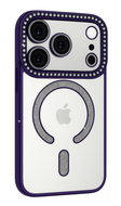 TopQ Bling Magsafe back cover for iPhone 17 Pro Max purple - Phone Cover