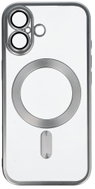 TopQ Metallic MagSafe Back Cover for iPhone 17 Silver - Phone Cover