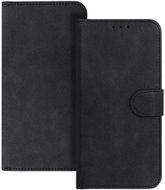TopQ Universal Book Case COMMON (SIZE XL) Black - Phone Case