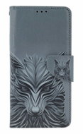TopQ Pouzdro Motorola Moto G86 5 G Knížkové Vlk - Phone Case