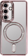 TopQ Bling Magsafe Back Cover for Samsung Galaxy S26 Pink - Phone Cover