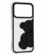 TopQ Zadní kryt Teddy Bear pro iPhone 17 Pro Max černý - Phone Cover