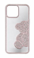 TopQ Teddy Bear Back Cover for iPhone 16 Pro Max Pink - Phone Cover