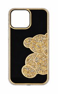 TopQ Teddy Bear Back Cover for iPhone 16 Pro Gold - Phone Cover
